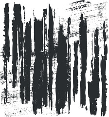 Abstract black and white design featuring dripping paint and grunge texture for artistic backgrounds.