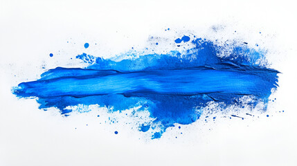 Blue makeup powder