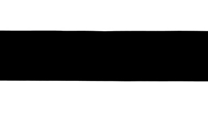 Fototapeta premium High-Resolution Black Tape Strip Isolated on White Background for Minimalist Design