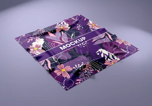 Square Scarf Mockup