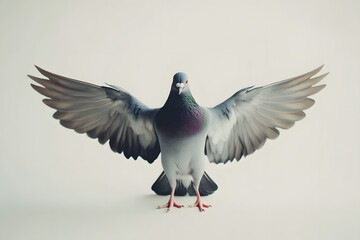 Obraz premium Budapest Highflyer Pigeon with Endurance