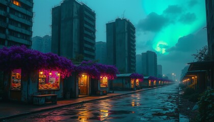 Fototapeta premium city at night