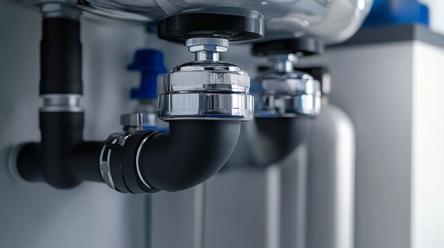 Plumber installing water softeners. Featuring plumbing and water softener installation