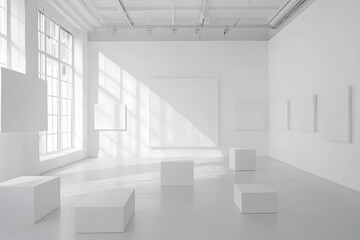 Fototapeta premium 3d render of a modern building