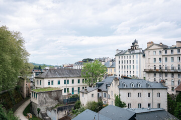 Obraz premium View over the city Pau in France