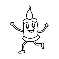 cartoon character of a man