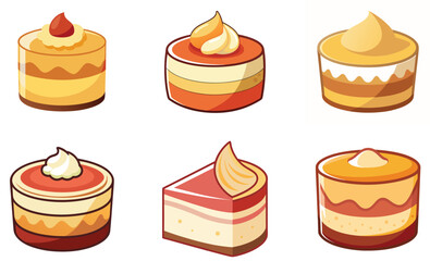 set of cake icons