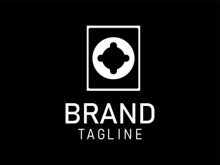 Initial Letter O Modern logo design. Beauty and Fashion Logos. Black Background.