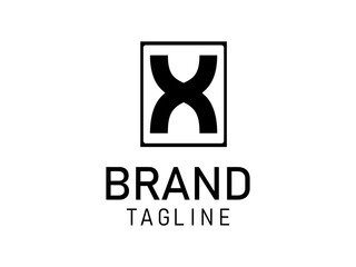 Initial Letter X Modern logo design. Beauty and Fashion Logos. White Background.