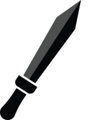 Crossed Swords Icon in Black and Gray – Battle Symbol Vector