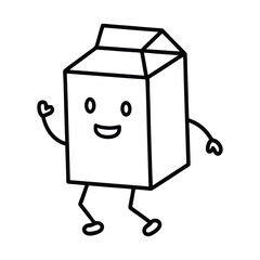 milk carton illustration