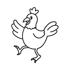 cartoon bird with a bird