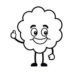 cartoon sheep vector illustration