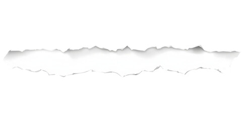 White Torn Paper Isolated on Black Background Abstract Photo
