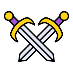 Obraz premium Swords Icon