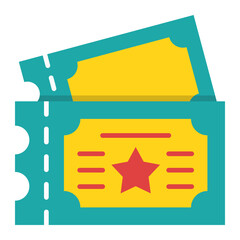 Fototapeta premium Ticket Icon