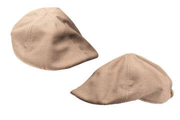 Ascot cap isolated on a white background.