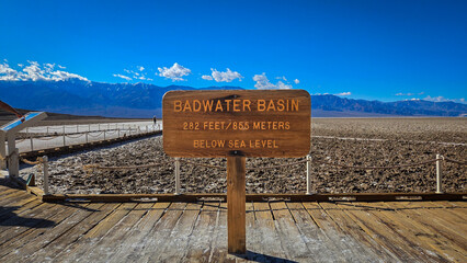 The Sign At Bad Water Basin