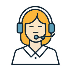 Obraz premium customer service representative