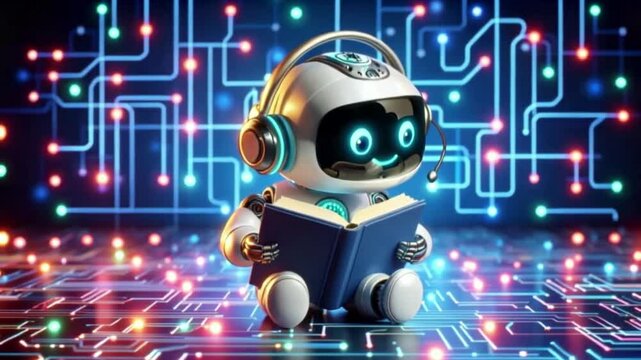 Niedlicher kleiner Roboter