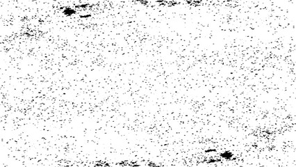 Black grainy texture isolated on white background. Distress overlay textured. Grunge design elements. Vector illustration.