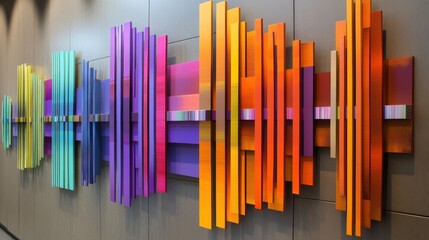 Obraz premium Colorful wall art arrangement