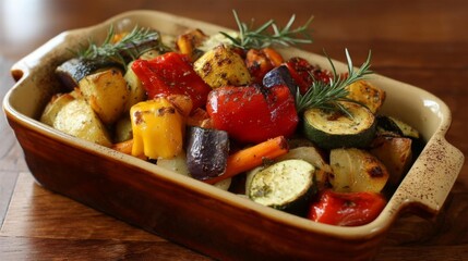 Heirloom Vegetable Medley Roasted With Herbs Creates a Colorful and Flavorful Dish