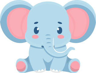 Fototapeta premium baby elephant