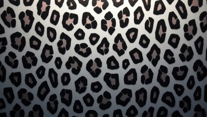 Fototapeta premium Stunning Gray Leopard Print Pattern Design