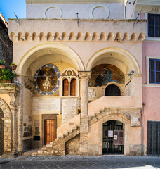 Scenic sight in the beautiful town of Anagni, province of Frosinone, Lazio, central Italy.