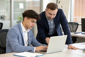 Obraz premium business people working together in office