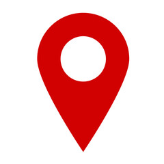 Location marker icon representing geographic points