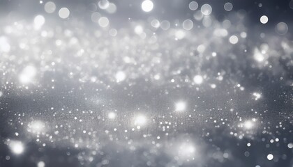 Silver Sparkling Background