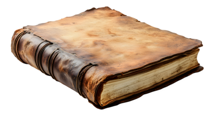 Blank spiral notebook isolated on white background, HD and realistic