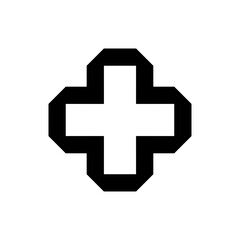 Obraz premium Cross icon