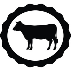 Cow Silhouette Lying Down, Cow Resting, Cow Outline, Cow Silhouette,  Cow Silhouette logo 
