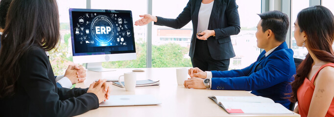 ERP enterprise resource planning software for modish business to plan the marketing strategy
