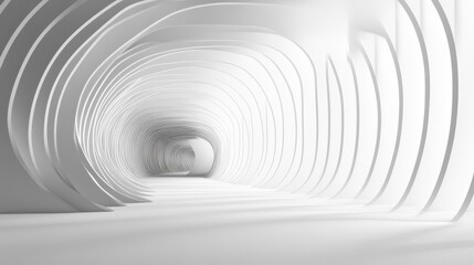 Empty white studio room abstract background illustration