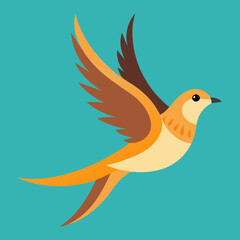 vector illustration of a bird