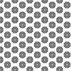 Exquisitely Detailed Repeating Geometric Mandala and Star Pattern Design