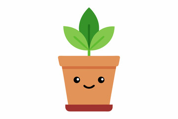 Fototapeta premium green plant in pot