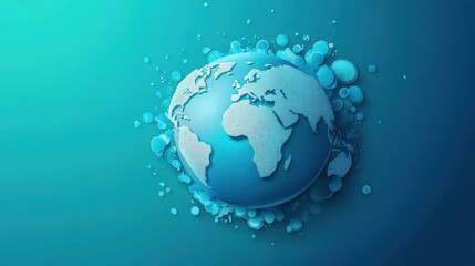 Vector illustration on the blue theme of World Health Day observed on 7th April. World Health day 2025 concept World health day concept banner design with illustration