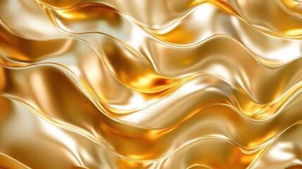 Obraz premium Golden Metallic Background, Gold Foil Texture, Metal Gradient Sheet, Steel Effect. illustration