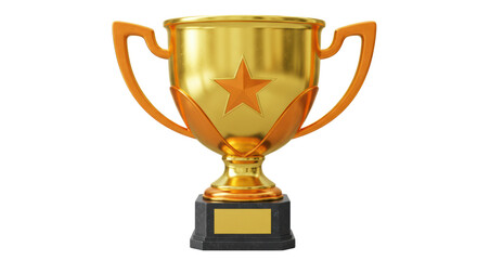 Isolated Trophy