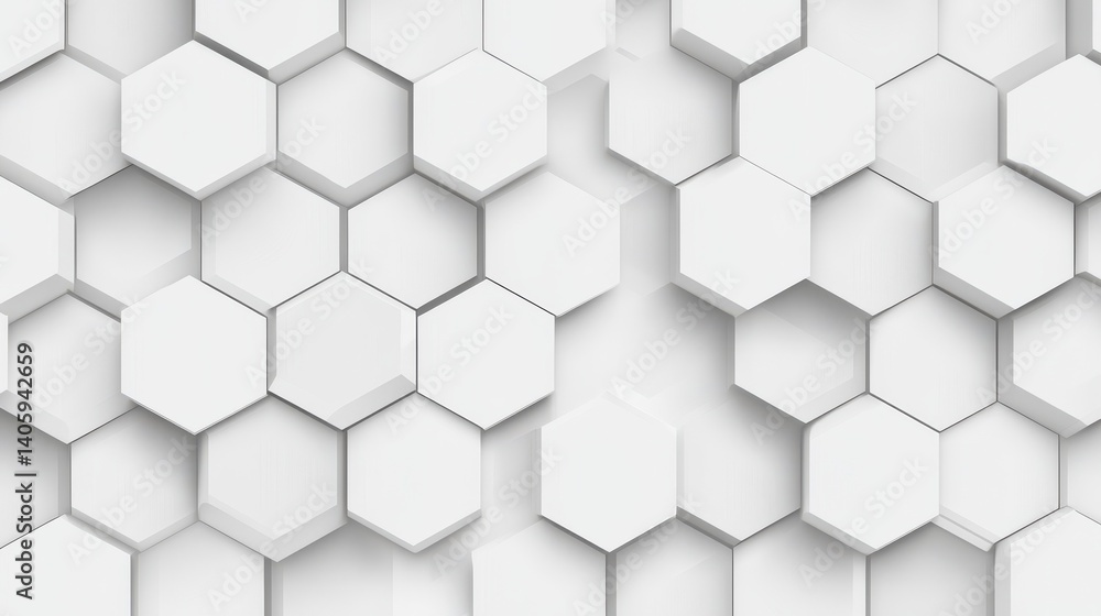 Poster hexagons pattern. geometric abstract background with simple hexagonal elements. medical, technology 