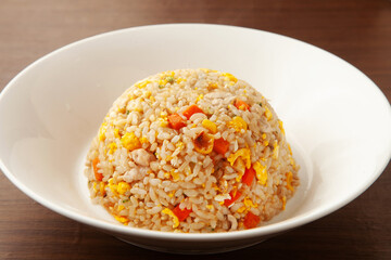 玄米のチャーハン