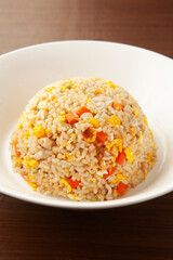 玄米のチャーハン