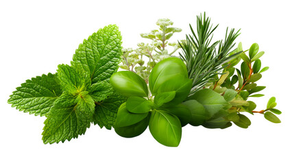 Fresh herbs collection ideal for cooking and garnishing dishes