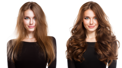 Transforming hair from frizz to smooth with styling techniques