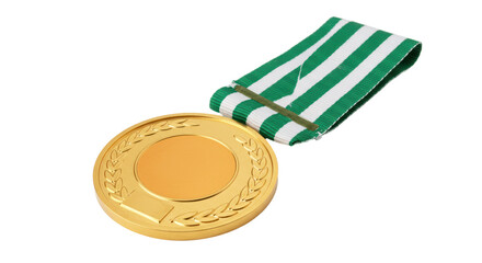 Isolated Gold Medal